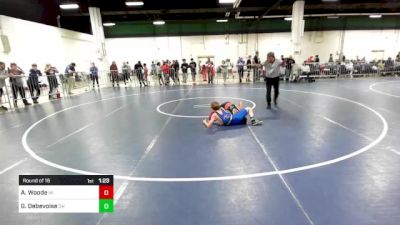 100 lbs Round Of 16 - Analu Woode, HI vs Grayson Debevoise, OH