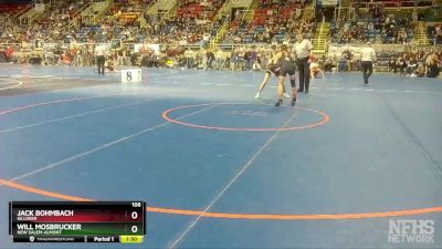 106 lbs Quarterfinal - Will Mosbrucker, New Salem-Almont vs Jack Bohmbach, Killdeer