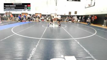 132 lbs Consi Of 8 #1 - Noah Benson, South Windsor vs Jason Chein, Stamford