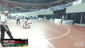 4A-160 lbs Quarterfinal - Parker McKibbin, Tillamook vs Zach Humphrey, Hidden Valley