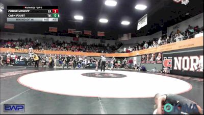 52 lbs Round Of 16 - Conor Mendez, Elgin Wrestling vs Cash Foust, Tuttle Wrestling Club