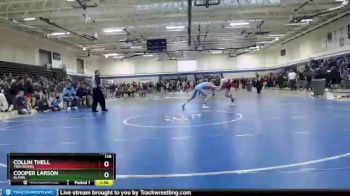 138 lbs Champ. Round 1 - Collin Thell, Two Rivers vs Cooper Larson, Blaine