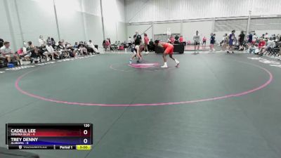 120 lbs Placement Matches (16 Team) - Cadell Lee, Virginia Blue vs Trey Denny, Alabama