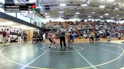 144 lbs Cons. Round 3 - Varish Bhanot, Mass. Jackson vs Paul Ridenour, New Philadelphia