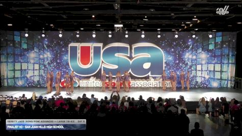 Finalist #3 - San Juan Hills High School [2026 Varsity Jazz (Song/Pom) Advanced -- Large (12-23) Day 5] 2026 USA Spirit Nationals & Collegiate Championships