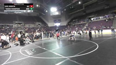 84 lbs Quarters - Axel DeDeyn, New Jersey vs Bodhi Thompson, Mile High Wrestling Club
