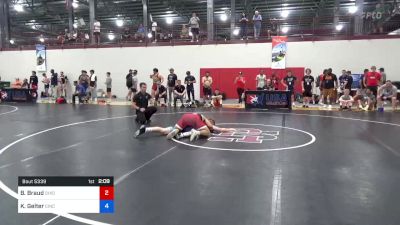 97 kg Consi Of 4 - Brennon Braud, Ohio vs Kaleb Gelter, Cincinnati RTC