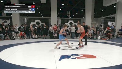 55 kg Cons. Sub-semis - Greysen Packer, Team Idaho Wrestling Club vs Cael Muller, Steller Trained Wrestling