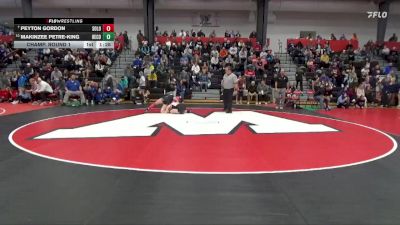 125 lbs Champ. Round 1 - Peyton Gordon, Solon vs Makinzee Petre-King, Benton Community