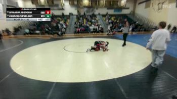 132 lbs Round 1 - Ju`Mario Abstonm, Dallas Kimball vs Carson Cleveland, Wylie