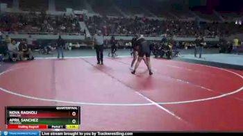 165 lbs Quarterfinal - April Sanchez, Tolleson vs Nova Ragnoli, Winslow