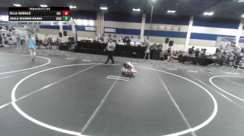 123 lbs Consi Of 16 #1 - Ella Gurule, 505 Wc vs Zaila Eharis-Kaina, Gold Rush Wr Ac