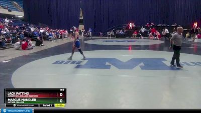 165 lbs Champ. Round 1 - Marcus Mandler, Luther College vs Jack Patting, Augustana College (Illinois)