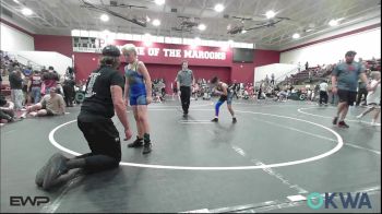 90 lbs Rr Rnd 2 - Mason Dunn, Ponca City Wildcat Wrestling vs Jaden Siler, Woodland Wrestling Club