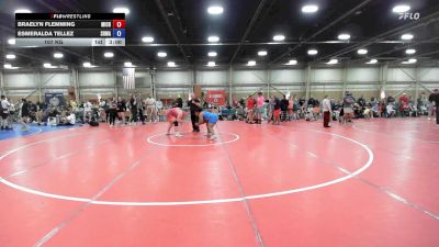 107 kg Rr Rnd 3 - Braelyn Flemming, Michigan Wrestling Academy - GHSE vs Esmeralda Tellez, South Hills Wrestling Academy - GHSE