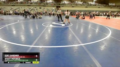 190 lbs Round 2 - Zoey Gardner, Chillicothe Wrestling Club-AAA vs Wyatt Motzkus, Harrisonville Youth Wrestling Club-AAA