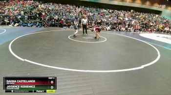 110 lbs Cons. Round 2 - Jaydence Iszkiewicz, Shadow Ridge vs Davina Castellanos, Rio Vista