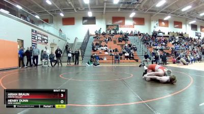 175 lbs 7th Place Match - Henry Dunn, New Albany vs Arian Braun, Indian Valley