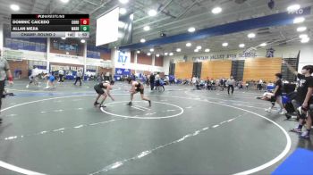 113 lbs Champ. Round 2 - Dominic Caicedo, Corona vs Allan Mejia, Warren