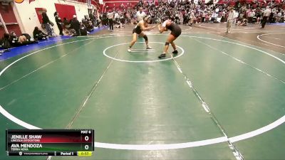 140 lbs Cons. Round 4 - Jenille Shaw, Lincoln (Stockton) vs Ava Mendoza, Terra Nova