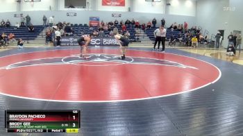 125 lbs 1st Place Match - Brody Gee, University Of Saint Mary (ks) vs Braydon Pacheco, Friends University
