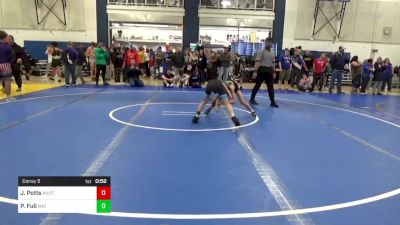 80 lbs Consy 5 - James Potts, Westshore vs Parker Full, Mat Assassins