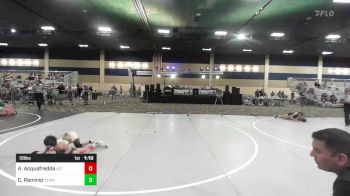 58 lbs Final - Amelia Acquafredda, Atc vs Camila Ramirez, Team Aggression