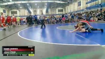 140 lbs Round 1 (4 Team) - Daniel Warmick, Portage vs Jonah Strain, Franklin Community