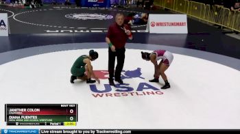 100 lbs Semifinal - Janither Colon, California vs Diana Fuentes, Mesa Verde High School Wrestling