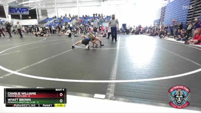 72 lbs Round 3 (4 Team) - Charlie Williams, Missouri Outlaws vs Wyatt Brown, OpenMats Wrestling Club