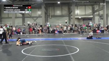 125 lbs Cons. Round 2 - Isabelle Bryant, Southwest Timberwolves vs Cheyenne LaBarge, St. Francis Wrestling Club