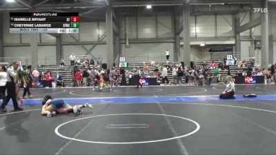125 lbs Cons. Round 2 - Isabelle Bryant, Southwest Timberwolves vs Cheyenne LaBarge, St. Francis Wrestling Club