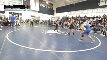 144 lbs Cons. Round 7 - Greg Ruiz, Sonora (La Habra) vs Xander Fronhofer, Nordhoff