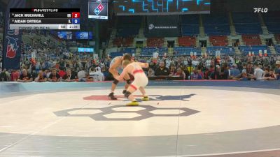 100 lbs Champ. Rd Of 16 - Jack Mulvahill, OR vs Aidan Ortega, IL