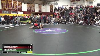 126 lbs Semifinal - Nathan Desmond, Wyoming Seminary (PA) vs Gauge Botero, Faith Christian Academy