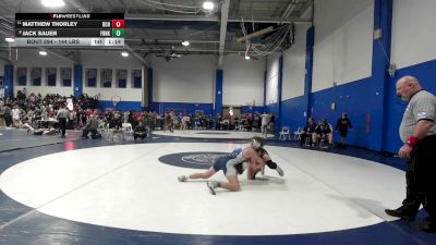 144 lbs Consi Of 8 #2 - Matthew Thorley, Boston College vs Jack Sauer, Franklin