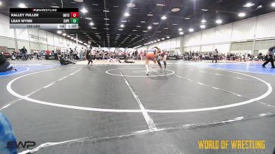 100 lbs Rr Rnd 3 - Kalley Fuller, Untouchables Girls Black vs Leah Wynn, Super Girls K-6