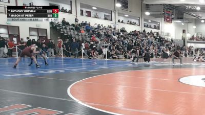 106 lbs Round Of 16 - Anthony Guzman, Dedham vs Mason St Peter, Monument Mountain