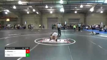 88 lbs Consolation - Jacob Alvarez, Izzy Style Wrestling vs Tristen Cox, Team Brawlers