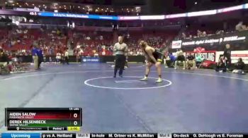 1A-285 lbs Cons. Round 3 - Derek Hilsenbeck, Wapsie Valley vs Aiden Salow, Maquoketa Valley