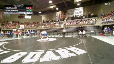 1A 165 lbs Quarterfinal - Kole Fullmer, Panguitch vs Jayce Merriam, Piute