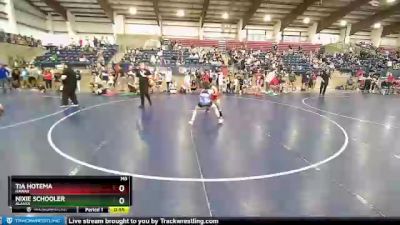 90-95 lbs Round 2 - Tia Hotema, Hawaii vs Nixie Schooler, Alaska