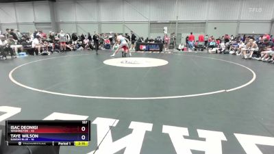 157 lbs Round 1 (8 Team) - Isac Deonigi, Washington vs Taye Wilson, Kansas Blue