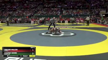 D3-120 lbs Semifinal - Trevor Wilcox, Otsego vs Cooper Shore, Miami East