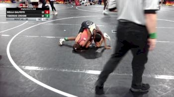 95 lbs Round 3 - Tiberius Croom, Grappling House vs Bella Galfetti, Carolina Reapers