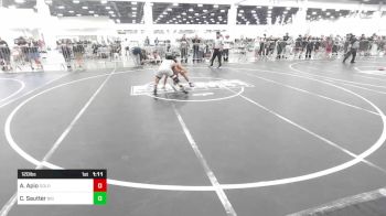 120 lbs Round Of 16 - Alexander Apio, Golden Back MRTC vs Chris Sautter, Big Bear Grapplers