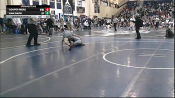 121 lbs Quarterfinal - Cooper Merli, New York Military Academy vs Liam Davis, Lake Highland Prep