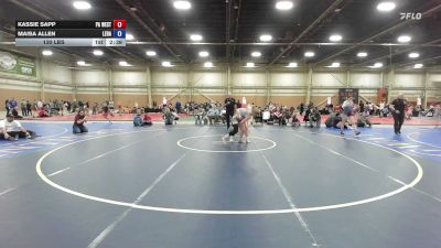 130 lbs Quarterfinal - Kassie Sapp, PA West Yellow - GHSE vs Maisa Allen, Lebanon Die Hard Wrestling - GHSE