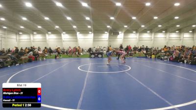 135 lbs Avery Lynch, Michigan Blue vs Kalia Luafalemana-Haney, Hawaii