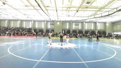 120 lbs 3rd Place - Maleeah Rios, Bristol Central vs Nina Smith, Darien